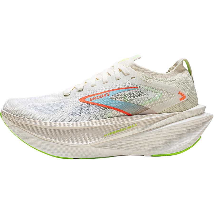Brooks Brooks Hyperion Max 3 Breathable Low top Marathon Training Race Running Shoes Men's White