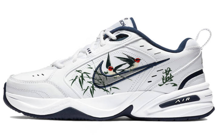 Nike Nike Air Monarch 4 Chunky Sneakers Unisex Low Top Blue/White