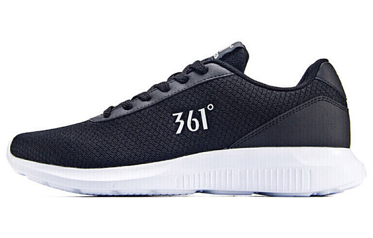 361° Cushioning Low top Running Shoes Men's Black White