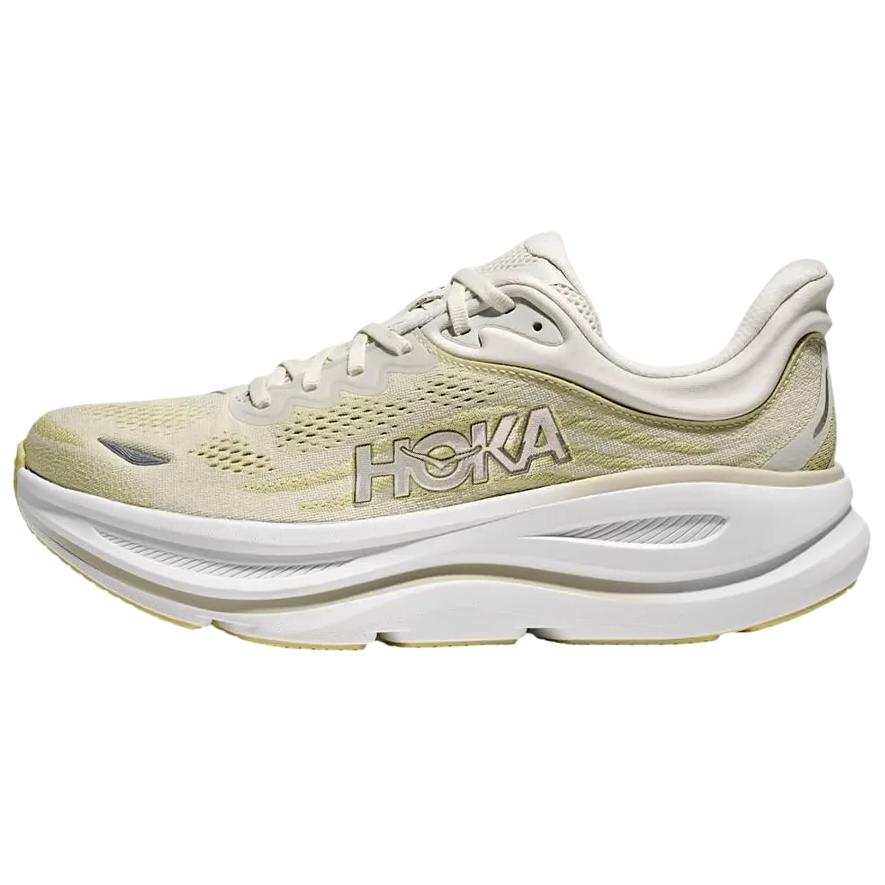 HOKA ONE ONE Bondi 9 Running Shoes Unisex Beige Green