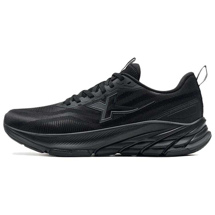 XTEP Cushioning Breathable Lightweight Low top City Commuting Running Shoes Men's Black