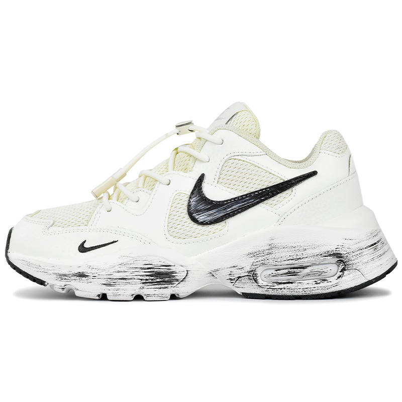 Nike Nike Air Max Fusion Abrasion Resistant Abrasion Resistant Low top Running Shoes Women's White Black