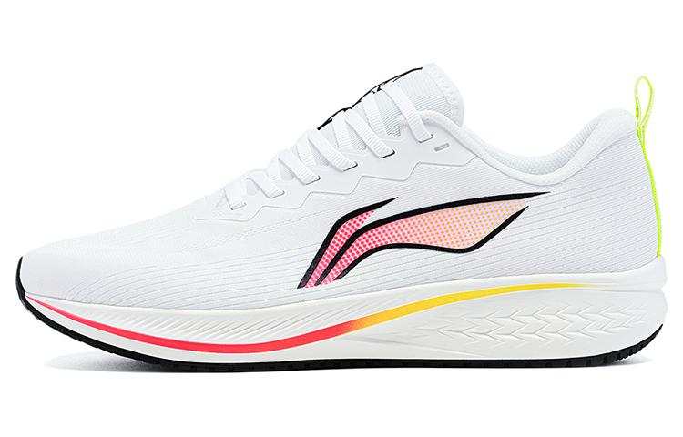 Li-Ning Li Ning Red Hare 6 Slip Resistant And Abrasion Resistant Coverage Low top Running Shoes Men's Standard White
