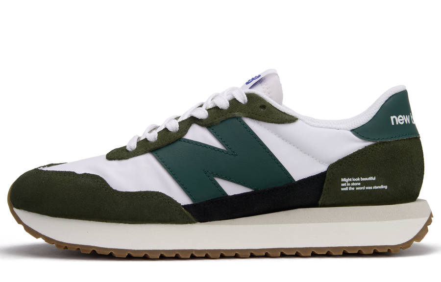 New Balance New Balance NB 237 Low top Running Shoes Unisex Gray Green