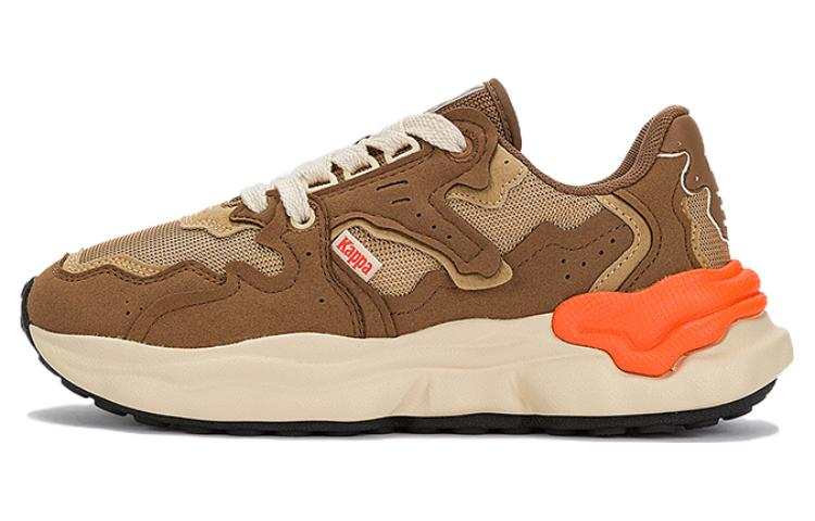 Kappa Abrasion Resistant Breathable Low top Casual Running Shoes Unisex Brown