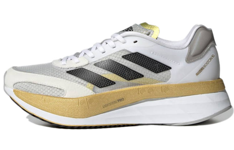 Adidas Adidas Wmns Adizero Boston 10 Tme 'White Gold Metallic' Women's