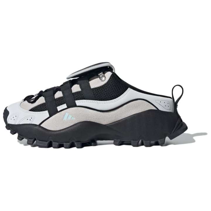 Adidas Adidas SEEULATER MULE Abrasion Resistant Slip Resistant Closed Toe Slippers Unisex Black Gray