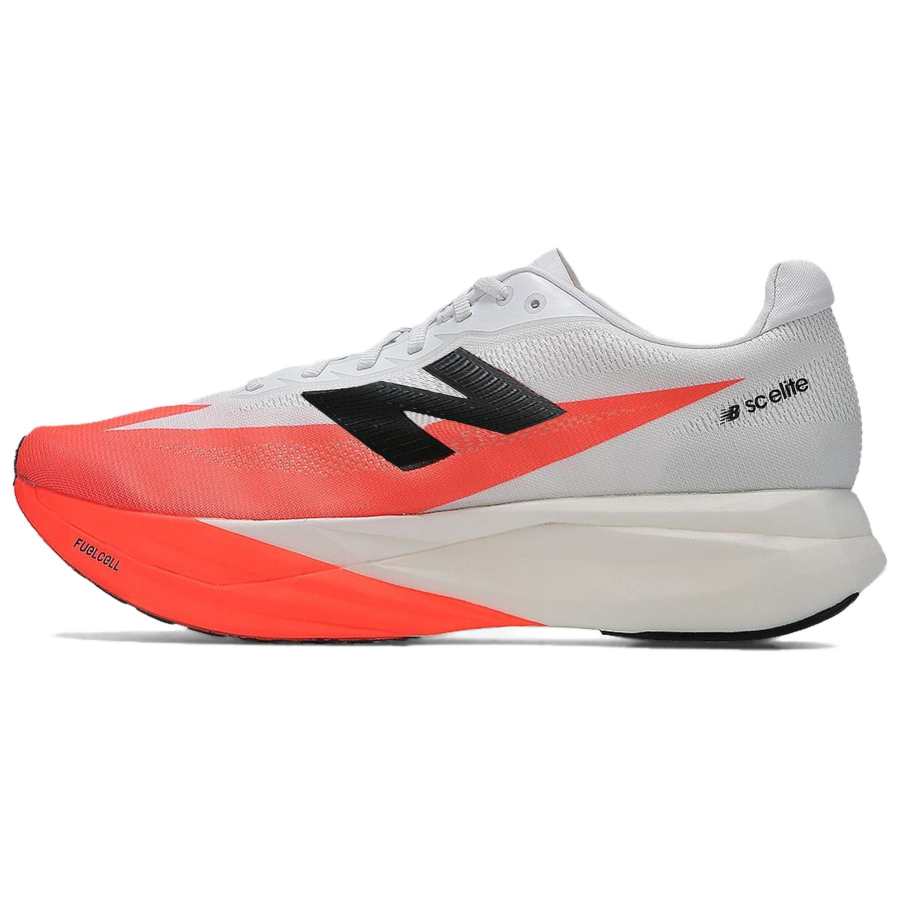 New Balance New Balance NB FuelCell SC Elite V5 Breathable Racing Running Shoes Women's White Red