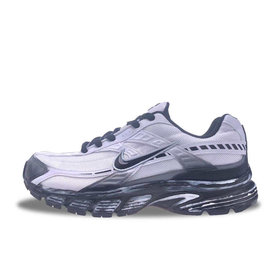 Nike Nike Initiator Abrasion Resistant Breathable Low top Casual City Commuting Running Shoes Unisex Black White