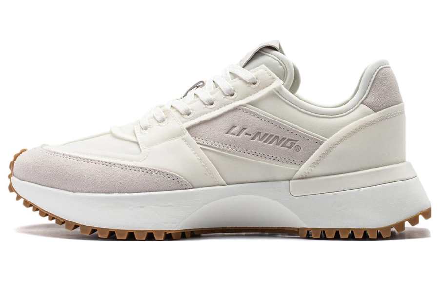 Li-Ning Li Ning 001 VNTG Lightweight Abrasion Resistant Low top Running Shoes Women's White