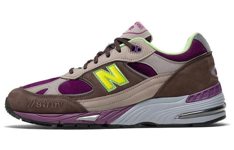 New Balance 991 Stray Rats x 991 New Balance Made in England 'Purple Green'