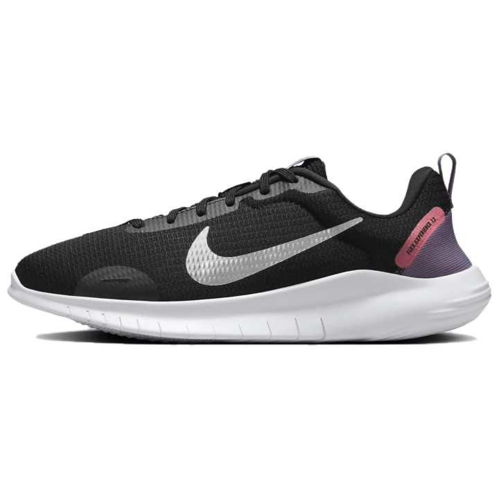 Nike Nike Flex Experience Run 12 Slip Resistant Abrasion Resistant Low top Casual Running Shoes Women's Black White Pink
