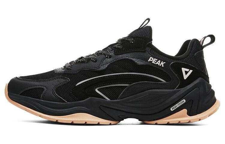 PEAK PEAK Taichi Source Return 2.0 Slip Resistant Abrasion Resistant Low top Chunky Sneakers Men's Black