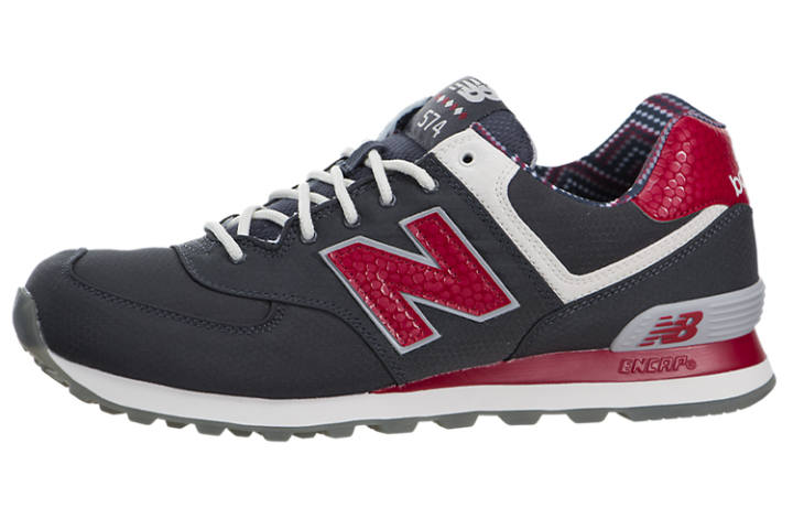 New Balance New Balance 574 Series Low Top Grey/Red