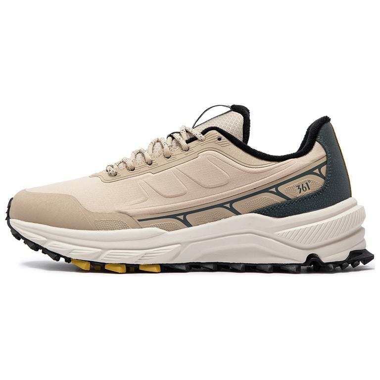361° Rain Screen Cushioning Slip Resistant Abrasion Resistant Low top Running Shoes Men's Beige Gray