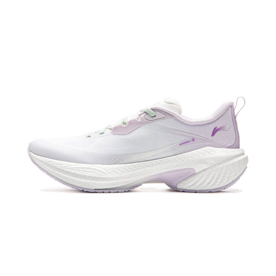 Li-Ning Li Ning Woshi 4.0 Protective Edition Running Shoes Women's Low Top White Purple