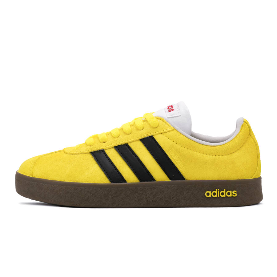 Adidas Adidas VL COURT 2.0 Bee Slip Resistant Cushioning Abrasion Resistant Low top Skateboard Shoes Unisex Yellow