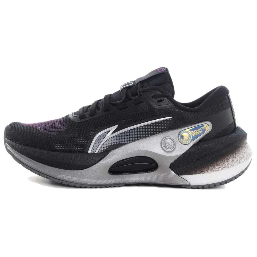 Li-Ning Li Ning Furious Rider 7.0 V2 Slip Resistant Abrasion Resistant Low top Running Shoes Men's Black Silver