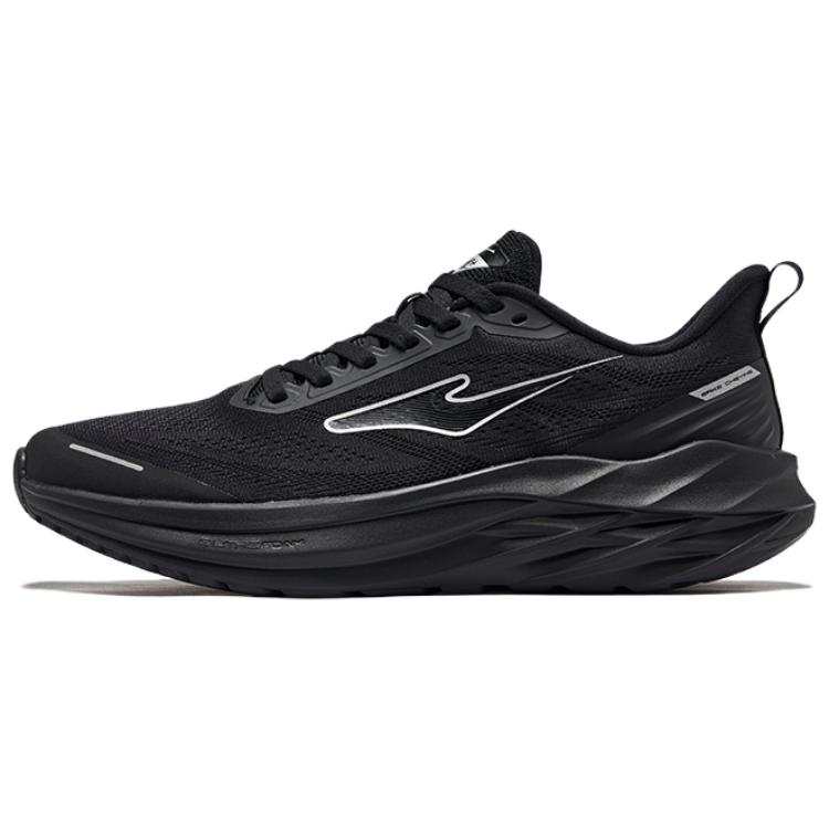 Erke Slip Resistant Abrasion Resistant Slip Resistant Abrasion Resistant Low top Casual Running Shoes Men's Jet Black