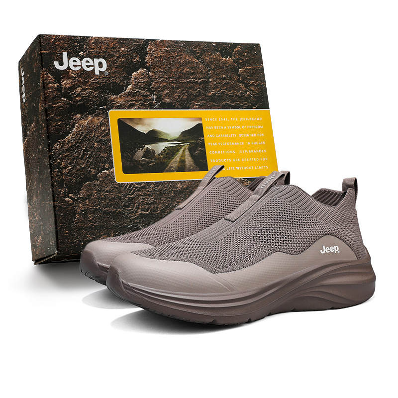 Jeep Cushioning Coverage Abrasion Resistant Breathable Low top Casual Shoes Men's