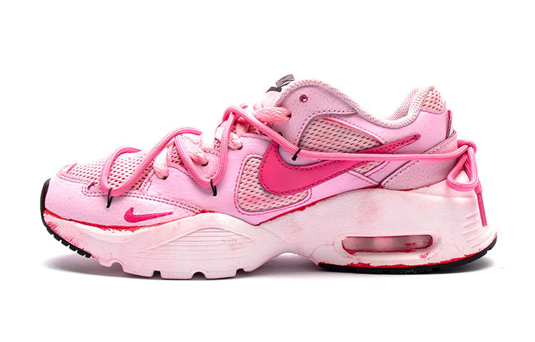 Nike Nike Air Max Fusion Abrasion Resistant Abrasion Resistant Low top Casual Running Shoes Women's Barbie Pink