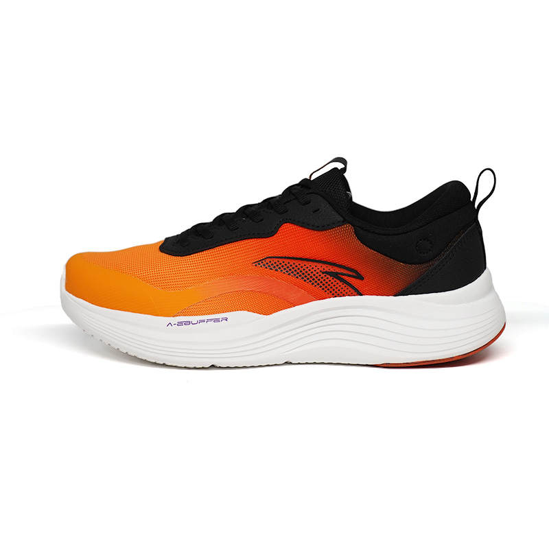 Anta Low top Athletic Shoes Men's Sunrise Orange/Black/Vibrant Orange