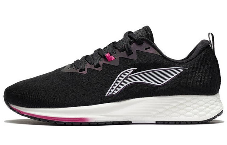 Li-Ning Li Ning Red Hare 4 Racing Fabric Cushioning Slip Resistant Abrasion Resistant Rebound Low top Running Shoes Women's