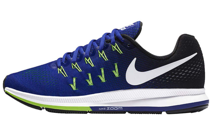Nike Nike Pegasus 33 Mesh, Textile Cushioning Slip Resistant Abrasion Resistant Breathable Lightweight Rebound