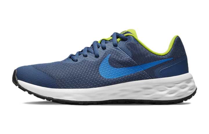 Nike Nike REVOLUTION 6 Comfortable And Breathable Fabric Cushioning Slip Resistant Abrasion Resistant