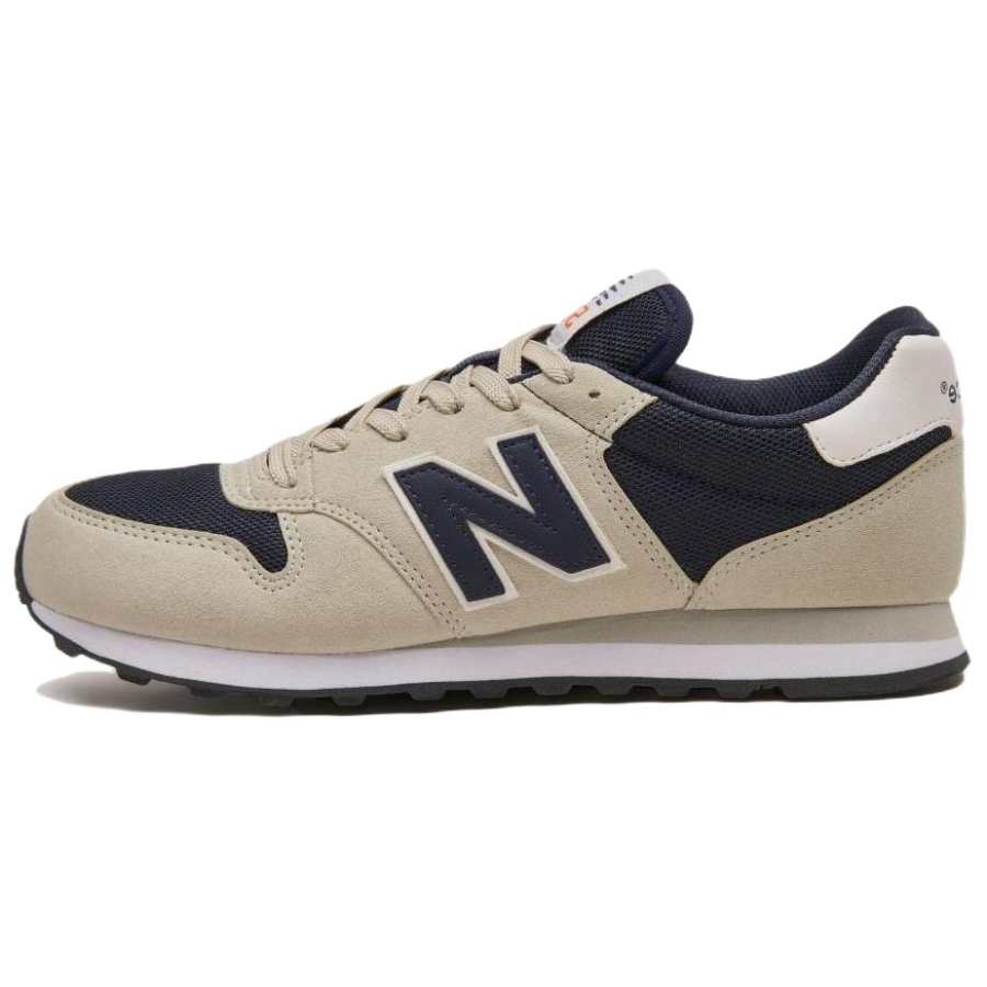 New Balance New Balance NB 500 Comfortable And Trendy Textile, Leather Low top Running Shoes Women's Light Brown