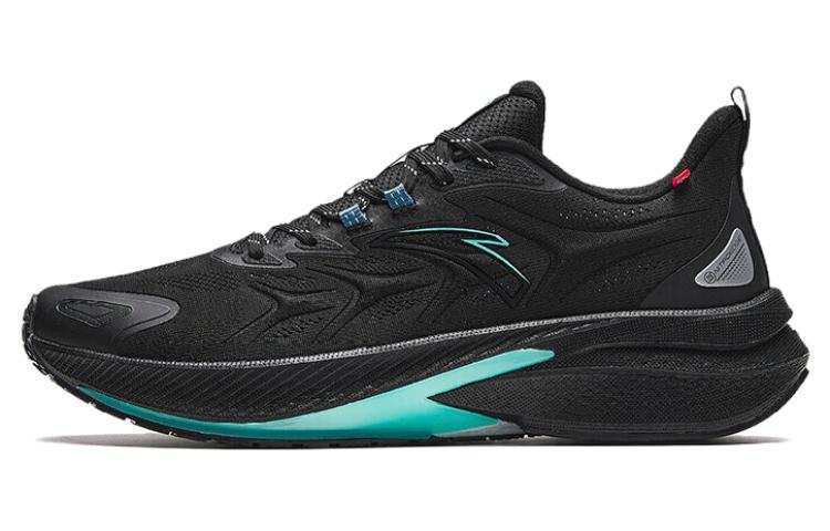 Anta Rocket 5.0 Slip Resistant Abrasion Resistant Low top Running Shoes Men's Black
