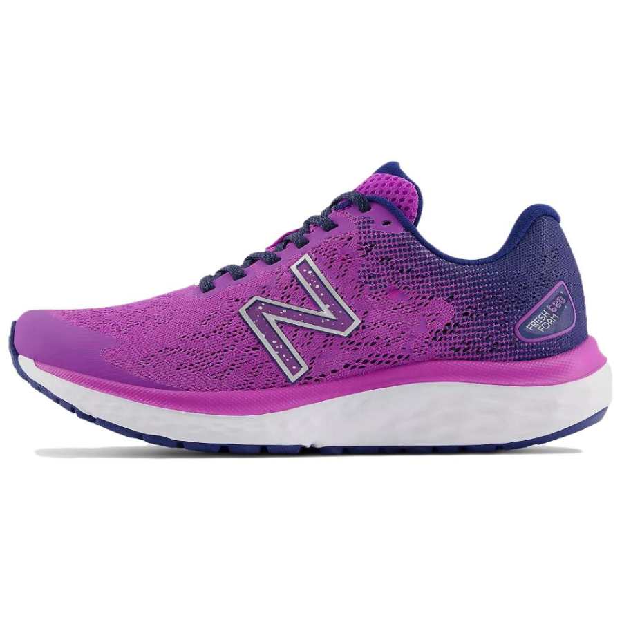 New Balance New Balance Fresh Foam 680v7 Abrasion Resistant Low top Running Shoes Women's Purple