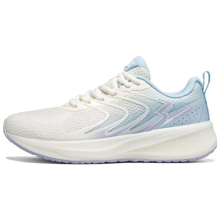 361° Slip Resistant Abrasion Resistant Low top Casual Training Sprint Running Shoes Women's White Blue