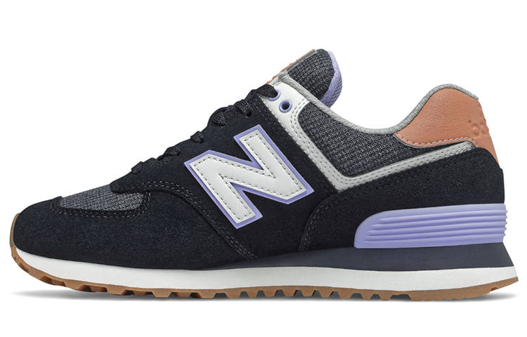 New Balance 574 Wmns New Balance 'Black Mystic Purple' Women's