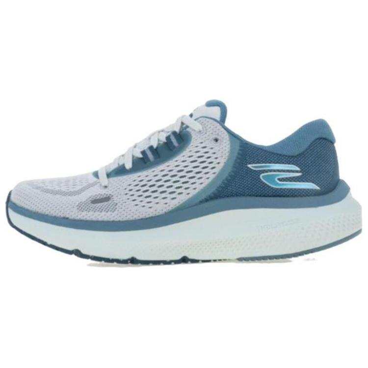 Skechers Comfortable Slip Resistant Abrasion Resistant Low top Running Shoes Women's Gray Blue