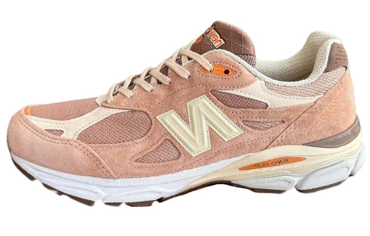 New Balance New Balance NB 990 V3 Comfortable Cushioning Low top Running Shoes Men's Pink