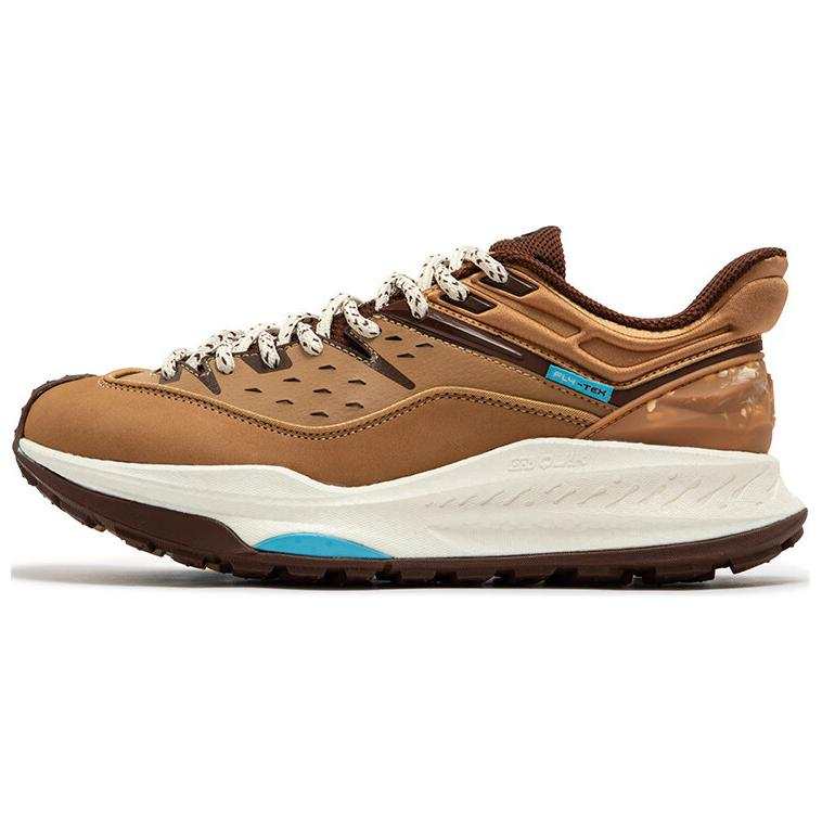 361° Wu Xia Collection Cushioning Abrasion Resistant Waterproof Slip Resistant Low top Running Shoes Men's Brown