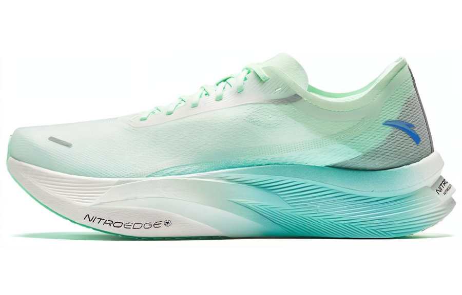 Anta C202 5 GT Cushioning Slip Resistant Low top Running Shoes Women's Green Blue