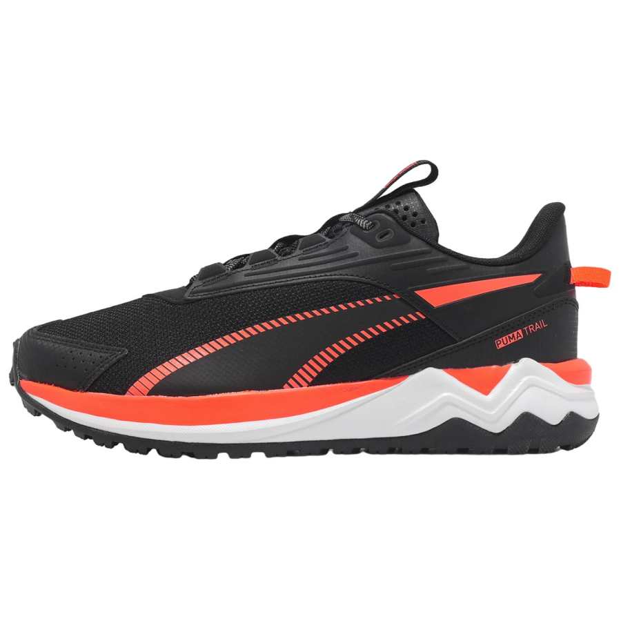 PUMA Extend Lite Trail Cushioning Breathable Support Trail Running Shoes Men's Black