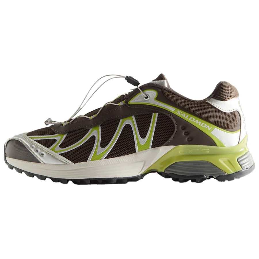 SALOMON x KITH XT WHISPER Comfortable Low top Running Shoes Unisex Brown Green