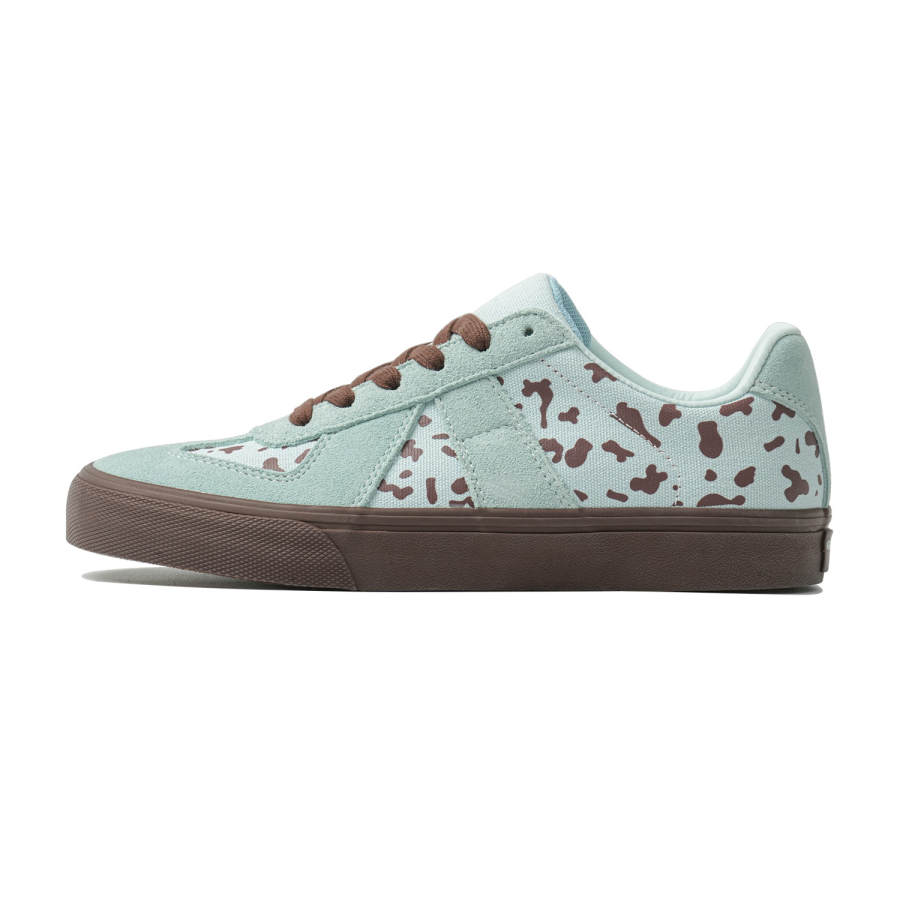 GOLUCK Cushioning Abrasion Resistant Cushioning, Wear Resistant Low top German Army Trainers Unisex Green Brown