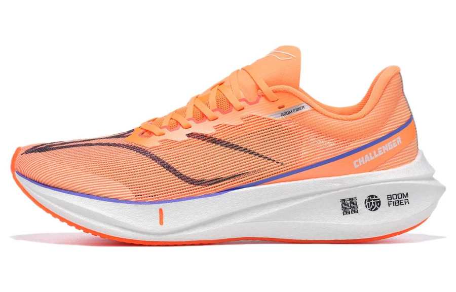 Li-Ning Li Ning Feidian 3 Challenger Cushioning Low top Running Shoes Men's Melon Orange