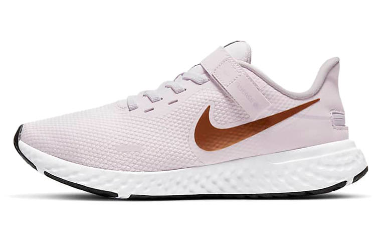 Nike Nike Revolution 5 Series Synthetic Leather Cushioning Slip Resistant Low top Running Shoes Women's