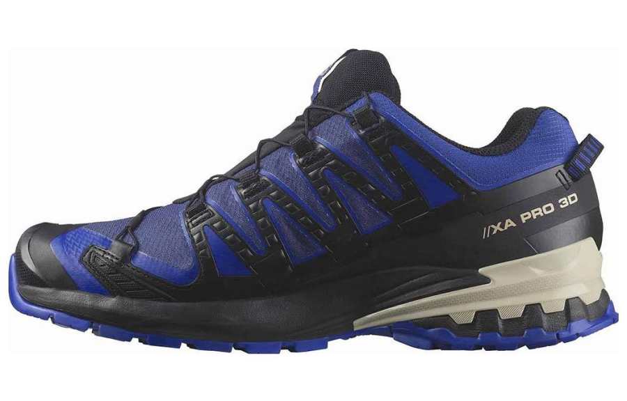 SALOMON XA Pro 3D V9 Low top Outdoor Shoes Men's Black Blue