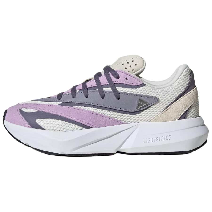 Adidas Adidas LIGHTBLAZE Abrasion Resistant Low top Casual Running Shoes Women's Beige Purple
