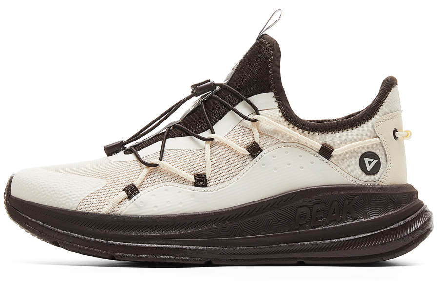 PEAK Low top Casual Running Shoes Men's Light Khaki Brown