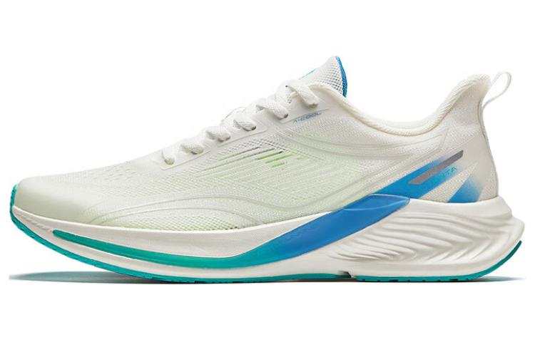 Anta Hydrogen Run 6 Fabric Cushioning Rebound Low top Casual Running Shoes Men's White Blue