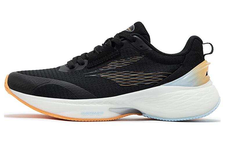 361° Flying Wing Cushioning Slip Resistant Cushioning Slip Resistant Low top Running Shoes Women's Black Orange