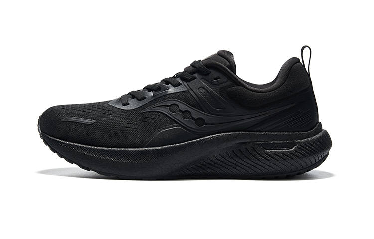 Saucony Runshield Cushioning Low top Casual Running Shoes Unisex Black