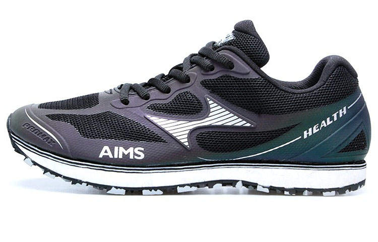 HEALTH 699S+ Physical Fitness Test & Exam Racing Training Running Shoes Unisex Iridescent Black